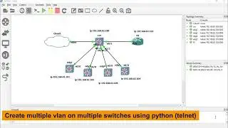 Create multiple vlans on multiple switches using python (SSH)