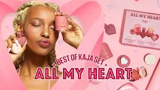 ❣️All My Heart❤️ Heart-inspired Lip, Eye and Cheek Makeup Set🥰 | Kaja Beauty