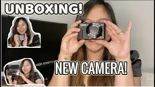 UNBOXING CANON G7X MARK II , TRIPOD , CAMBAG & MEMORYCARD || V78 || Monic & Cathalia Di Vlog