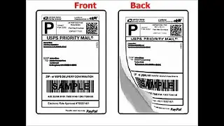 Guming sheet for shipping label of amazon bulk order processing in English