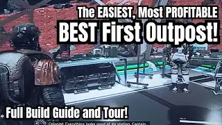 BEST Starfield Outpost Build Guide 2024! Full Build Guide and Tour #starfield #starfieldgameplay