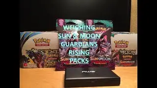 Opening & Weighing SUN & MOON GUARDIANS RISING Packs! For Science!!