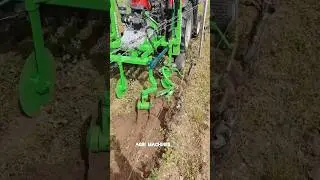 Field Demo Of inRow Cultivator || Made By Souslikoff France || #shorts