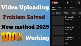 YouTube Video Upload Error Too Many Strikes || 100% Solved Not Uploading Video #techboyannu #strike
