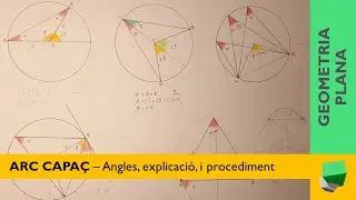 ARC CAPAÇ - Lloc geomètric - Angles inscrit, central i semiinscrit
