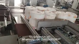 6 rolls maxi roll paper towel sealing and shrink wrapping machine #shrinkandwrappingmachine