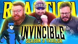 Invincible Season 3 - Official Trailer REACTION!!