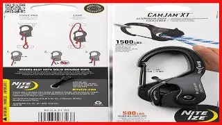 Great product -  Nite Ize CamJamXT Aluminum Rope Tightener Large Versatile Tie Down Cam Mechanism Wi