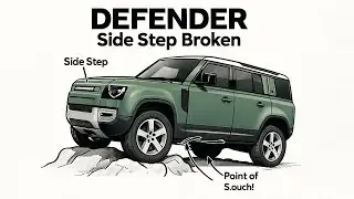 What did we Damage on our NEW DEFENDER L663 Side Steps - we investigate + Fix