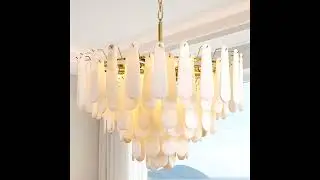 Best Marble Round Chandelier ? LumaVibe 6-Tier Pendant Light Review | Premium and Authentic