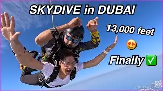 Finally SKYDIVE DUBAI🪂 BUCKET LIST ✅ My experience 🥲 Back to India Vlog | Sejal