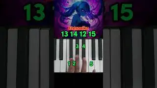 How to Play How to Play Eternxlkz: SLAY! on piano #shorts #piano #tutorial #slay