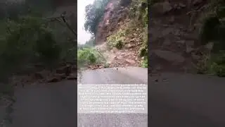 Slope Failure Alert: Unprotected Hillside Collapses in Dramatic Landslide!