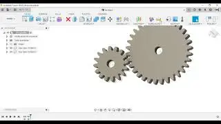 Engranes y trenes de engranajes con Fusion 360
