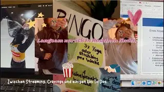 Langsam zurück in Routinen finden✨Zwischen Streaming, Cravings und einigen Uni ToDos🍿💻 - Sina🧿