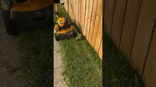 Innovative Mowing Trimer Attachment! #innovation #lawncare #shorts