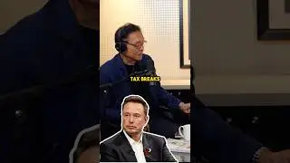Robert Kiyosaki on How Elon Musk Legally Pays Less in Taxes. #RobertKiyosaki #ElonMusk #shorts