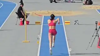 Women's Triple Jump Winner~! #Li Yi CHN 2025 GUMI Asian Athletics Championships