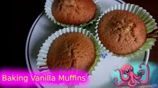 Baking Vanilla Muffins and Vegan Sausage Rolls (from frozen)