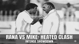 RANA VS MIKE EXPLOSION 😱🔥 The Heated Clash That Ended Their Relationship 💔⚡ Full Breakdown #cricket