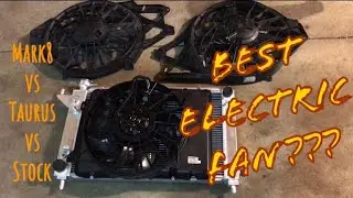 SN95 Mustang Testing Lincoln Mark Vlll fan vs Ford Taurus fan Cooling Fox Body Rock Crawler Broncos