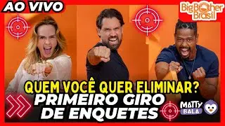 🚨 PRIMEIRO GIRO DE ENQUETES ENTRE ANA PAULA, BRIGIDO e LEANDRO // PARED&Atilde;O ao vivo BBB 26 #bbb #BBB26