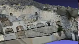 3D Model of the Enkleistra of Saint Neophytos in Paphos, Cyprus