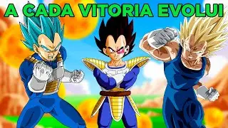 A CADA VITORIA O VEGETA EVOLUI NO DRAGON BALL SPARKING ZERO