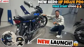 New Hero Hf Deluxe Pro🚀 2025 Launch | On Road Price, New Changes, Features Review @bikeshunt