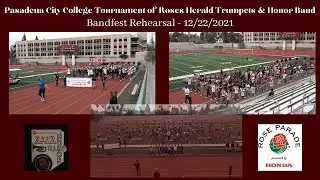 2022 PCC Tournament of Roses Honor Band & Herald Trumpets - 2022 Bandfest Rehearsal