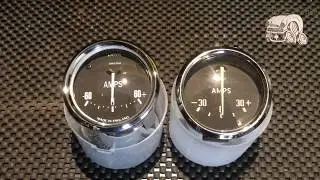 Triumph TR3 60 amp gauge vs. 30 amp original gauge