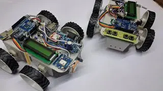 Vehicle to vehicle communication between two onroad vehicles using lora module using arduino