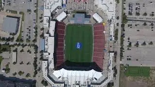 FC Dallas vs Sporting KC Pregame Drone Flyover 10-6-2019 by weballstar com