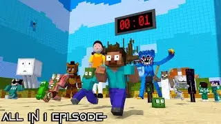 MOB SCHOOL : Minecraft Squid Game Season 2 & 3 &ndash; All in One Video (With Extra Scene!)