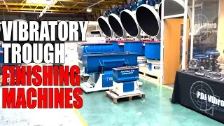 Vibratory Trough Finishing Machines