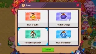 HARVEST TOWN, Fruit of Regression, Fruit of Weather, Fruit of Grudge, Fruit of Buffs in harvest town