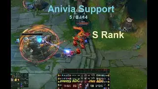 league of legends anivia gameplay support s rank with Papercraft Anivia skin