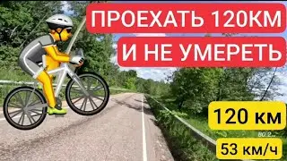 Проехали вдвоем 120км