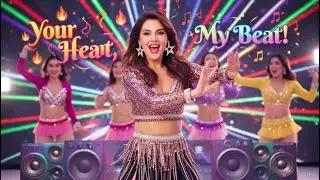Naach Meri Jaan 💃⚡ | Bollywood Dance Duet | Male Female AI Song | Trending Hindi#love #bollywood