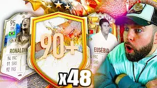 x48 90+ PRIME ICON, TOTY ICON, OR FUT BDAY ICON PACKS!