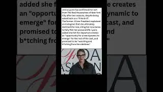 She Said NO! 🚫 Jenna Lyons QUITS RHONY After Being Demoted to 