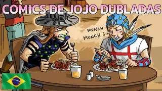 Johnny e Gyro no restaurante - Comics de Jojo dubladas 🇧🇷
