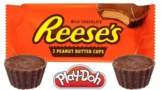 DIY Reese Cups Candy Play-Doh How To by DCTC * Playdough Food videos 2016