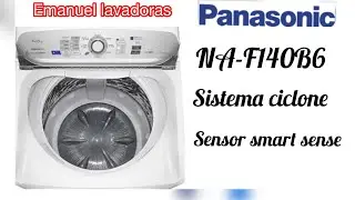 Lavadora Panasonic NA-F140B6 dia a dia +🧦