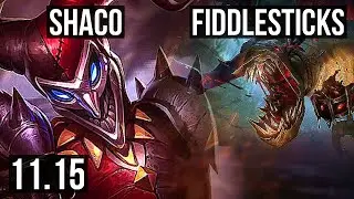 SHACO vs FIDDLESTICKS (JUNGLE) | 71% winrate, 7/1/6 | NA Diamond | v11.15