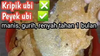 CARA BEDA MENGOLAH PEYEK UBI AGAR RENYAH DAN ENAK