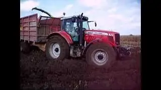 Loonbedrijf Ten Voorde modderen in de mais 2008