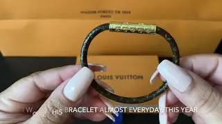Louis Vuitton Confidential Bracelet 1 year wear and tear!