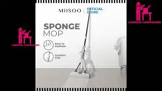[UNPACK UNPACKER] -  MIISOO Kain Pel Lantai Sponge Mop Karet Ultra Mop 28cm 42RB