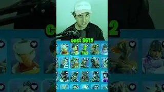 how much does EVERY fortnite skin cost...